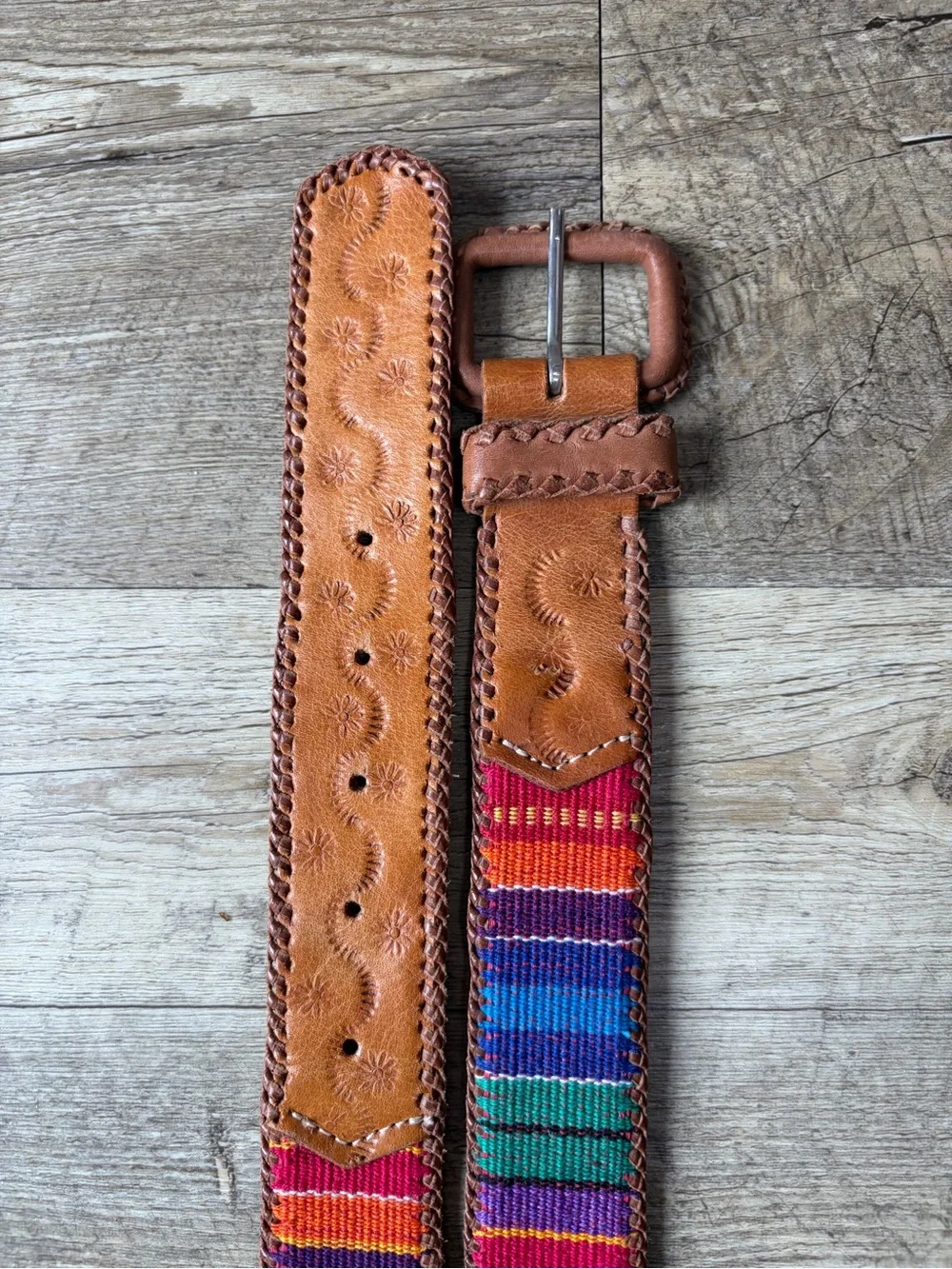 5 Item Bohemian Belt Bundle Size Medium Chunky Festival Boho Chic